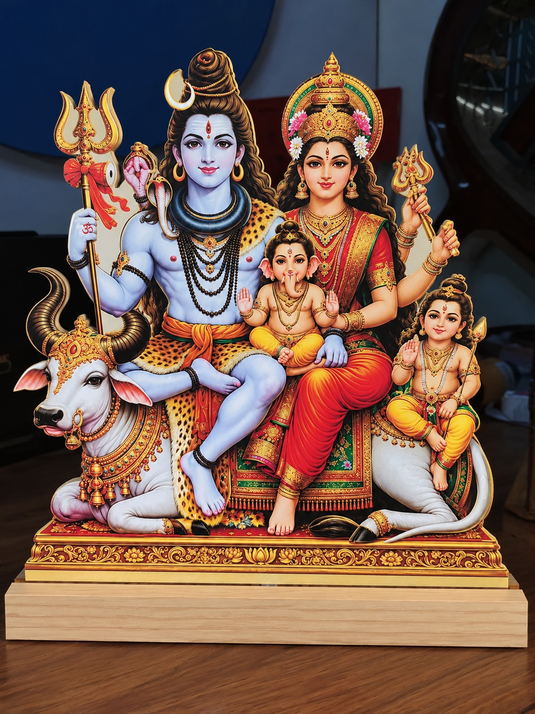 Lord Shiva Family Cutout - Image 4