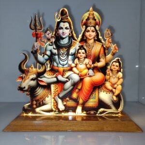 Lord Shiva Family Cutout