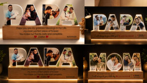 PAPA MOM LED LETTERS SIGN