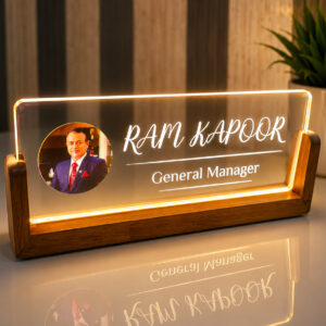 Office Desk Name Plate